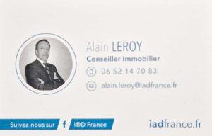 Alain LEROY Conseiller Immobilier   iadfFrance